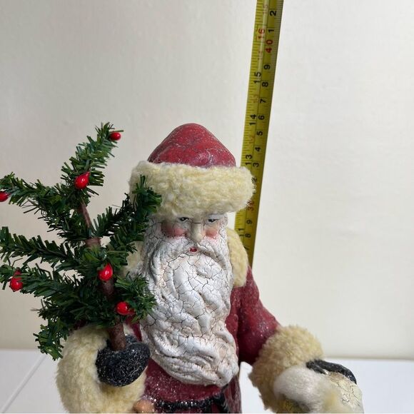 Cracker Barrel Original Christmas Collection Santa Girl Crackled Sparkly 13.5 In - Picture 13 of 16